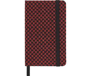 Moleskine Shine Notebook, Cover with Made in Italy Mantero Fabric, with White Pa