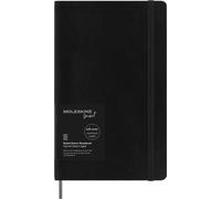 Moleskine Smart Notebook, Sistema de Escritura Inteligente, Cuaderno Inteligente de Tapa Blanda, Páginas a Rayas y Cierre Elástico, Tamaño Grande 13 x 21, Color Negro