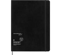 Moleskine Smart Notebook, Sistema de Escritura Inteligente, Cuaderno Inteligente de Tapa Blanda, Páginas a Rayas y Cierre Elástico, Tamaño XL 19 x 25, Color Negro