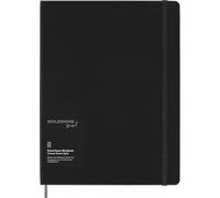 Moleskine Smart Notebook, Smart Writing System, Cuaderno Digital con Tapa Dura, Hojas de Rúbrica y Cierre Elástico, Tamaño Extra Grande 19 x 25 cm, Negro