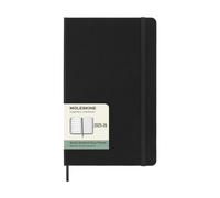Moleskine Weekly Planner 2025-2026, Agenda Semanal 18 Meses Con Espacio para Notas, Tapa Dura y Cierre Elástico, Formato Grande 13 x 21 cm, Color Negro