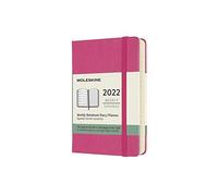 Moleskine Weekly Pocket Diary Pink 2022 Book NUEVO
