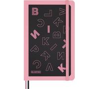 Moleskine x BLACKPINK Agenda Semanal 2026 2027 - Agenda horizontal de 18 meses con tapa dura y cierre elástico, formato Large 13 x 21 cm