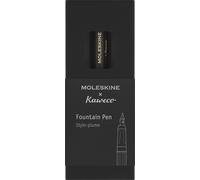 Moleskine x Kaweco Pluma Estilográfica de Plástico ABS con Plumilla Dorada Tamañ