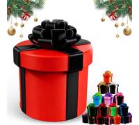 Molesta Caja de Regalo con Tornillos encajados, Broma con Cajas de Regalo difíciles de Abrir, Divertido Regalo de Broma para Navidad, Regalos de Broma Reutilizables Impresos en 3D (A)