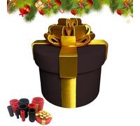 Molesta Caja De Regalo Con Tornillos Encajados, Caja Encajable Para Gastar Bromas Y Guardar Dinero, Diversión Reutilizable Impresa En 3D, C-aja R-ompecabezas Para Guardar Dinero Y Hacer Regalos, Negro
