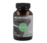 Molibdeno 400 | 120 cápsulas | Naturitas Essentials | Μg oligoelemento esencial | Metabolismo aminoácidos azufrados | Minerales y Oligoelementos