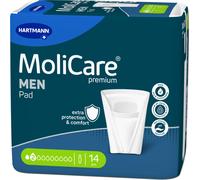 Molicare Almohadilla de primera calidad para incontinencia masculina 14 un. Size 2