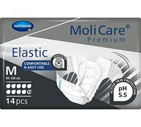 MoliCare Calzoncillos elásticos de : para la incontinencia más grave para mujeres y hombres; 10 gotas, talla M (85-120 cm de circunferencia de cadera), 14 unidades
