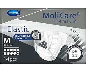 MoliCare Calzoncillos elásticos de : para la incontinencia más grave para mujeres y hombres; 10 gotas, talla M (85-120 cm de circunferencia de cadera), 14 unidades