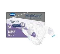Hartmann Healthcare – Pañales elásticos MoliCare P Elastic 8Tr, 8 gotas, talla M, 26 unidades