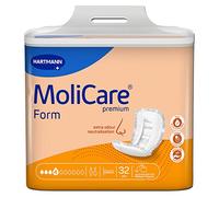 Molicare Forma premium 4 gotas para incontinencia ligera: máxima seguridad, protección adicional contra fugas y discreción para mujeres y hombres, para usar con Molicare Premium Fixpants, 32 unidades