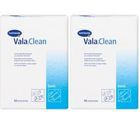 Molicare Hartmann Valaclean Set de 50 Guantes de baño de Tela no Tejida, Tacto Suave, 15 x 23 cm (Paquete de 2)