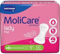 MoliCare Lady Pad - 2 gotas de almohadillas discretas para incontinencia para mujeres con debilidad ligera de la vejiga, neutralizador de olores, protección adicional contra fugas, protección avanzada