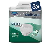 MoliCare Mobile: Pañales para Adultos con Incontinencia Severa, Ropa Interior Absorbente para Hombres y Mujeres, talla M, 14 unidades - Pack de 3