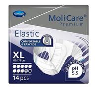 Molicare Premium - Calzoncillos elásticos (9 gotas, talla XL, 14 unidades), Blanco, XL