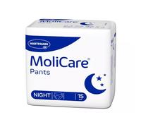 MoliCare Pants Night - Pantalones para incontinencia urinaria moderada, talla M (80-120), 15 unidades