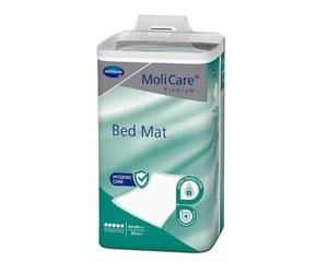 MoliCare Premium Bed Mat 5 Gotas: Protector de Cama con núcleo Absorbente de Copos de celulosa, 60 x 90 cm, 4 x 25 Unidades