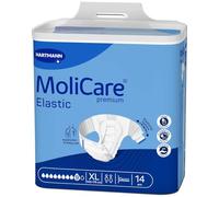 Molicare Premium - Calzoncillos elásticos (9 gotas, talla XL, 14 unidades), Blanco, XL