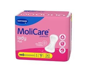 Molicare Premium Lady Compresas 3 gotas 12 unidades
