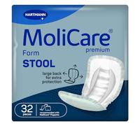 MoliCare® Taburete Premium Form - Almohadillas unisex grandes para incontinencia fecal | Ajuste discreto y cómodo, fiable y absorbente | Paquete de 32