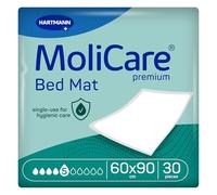 MoliCare® Premium Bed Mat Bettschutzunterlage 5 Tropfen 60 x 90 cm - 30 Stück | Packung (30 Stück)