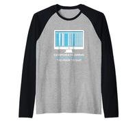 Molienda Corporativa Demasiado Joven para jubilarse Demasiado pobre para Dejar de Trabajar Camiseta Manga Raglan