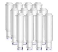 Molifal Cartucho de filtro de agua de repuesto para cartucho de filtro de agua Melitta, Nivona, compatible con Krups F088/EA829S, Nivona, AEG, Bosch, Siemens, 12 unidades