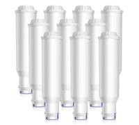 Molifal Cartucho de filtro de agua de repuesto para cartucho de filtro de agua Melitta, Nivona compatible con Krups F088/EA829S, Nivona, AEG, Bosch, Siemens, 10 unidades