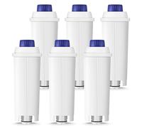 Molifal Filtro de Agua, Reemplazo para Filtro DLSC002, Compatible con Cafeteras De'Longhi Dinamica, Magnifica S, Eletta Explorer, ETAM Autentica EPAM y Serie ECAM (paquete de 6)