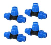 MOLIMOLI Conector de Tubería PE 25mm en T Gardena, Accesorio PP 25mm, Conector Abrazadera Tubería PE, Ideal para Riego de Jardines