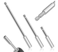 MOLIMOLI Extensión de Broca magnética, Conjunto de 3 portabrocas de Largo de Acero Resistente y hexágono de 1/4 de Pulgada para Destornillador inalámbrico y Taladro, Flexible con imán