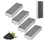 MOLIMOLI Filtro de Campana extractora Neff 4 Piezas Filtro de carbón Activado para Siemens/Bosch/Gaggenau/Constructa 9001563858, Filtro de habitáculo de carbón Activado