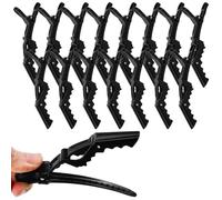 MOLIMOLI Horquillas, Peluqueros de 15 Piezas, Productos para Peluqueros Negros, Horquillas para Cocodrilos,