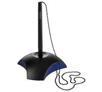 Molin 1751/34 Peana con Bolígrafo y Cadena de 55 cm., 34 cm, Gris/Negro