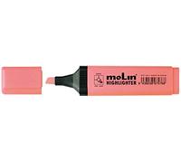 Molin RTF240-10-20 - Marcador fluorescente, color rosa, pack de 10 uds.