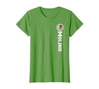 Molina Apellido, Camisa Mexicana para Hombres, Mujeres y niños Camiseta, Mujer, Hierba, M