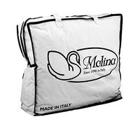 Molina SofficePiuma.it - Edredón de plumón de ganso siberiano Gilda extra Warm 5 estrellas ***** Máximo calor producido en exclusiva para suave epiuma.it (200 x 220 plaza media King)
