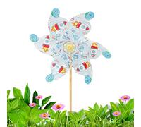 Molinetes para Niños - Hilanderos De Viento para Jardín Hechos A Mano | Kit De Manualidades De Pascua, Colorea Tu Propio Molino De Viento, Juguete Giratorio para Jardín, Exteriores, Césped, Proyectos