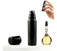 Moling 10ML Atomizador Perfume Recargable,Miniaturas Perfume Botella Spray Viaje,Totalmente Estanco,para Bolsos de Mano y Maletas(Negro)