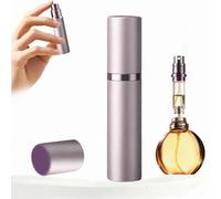 Moling 5ML Atomizador Perfume Recargable,Miniaturas Perfume Botella Spray Viaje,Totalmente Estanco,para Bolsos de Mano y Maletas(Rose)