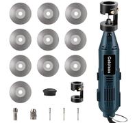 Molinillo afilador de electrodo de tungsteno para soldadura TIG, 4 tamaños, 4 ángulos, cabezal de amoladora de electrodo de tungsteno, multiángulo versátil, accesorios de soldadura TIG con ranura de