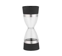Molinillo Café Oficina Molinillo Manual de sal y pimienta, molinillo grano café Rotor cerámica ajustable acero inoxidable Vintage Moledor de Cafe(Black)