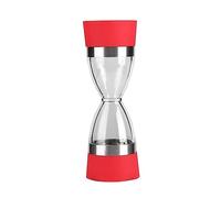 Molinillo Café Oficina Molinillo Manual de sal y pimienta, molinillo grano café Rotor cerámica ajustable acero inoxidable Vintage Moledor de Cafe(Rot)