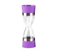 Molinillo Café Oficina Molinillo Manual de sal y pimienta, molinillo grano café Rotor cerámica ajustable acero inoxidable Vintage Moledor de Cafe(Purple)