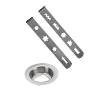 Molinillo de acero inoxidable y piezas de mezclador, accesorio para hacer galletas, molino de carne para cocinar en casa profesional