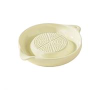 Molinillo de ajo de cerámica, herramienta de pasta de jengibre, molino de preparación de alimentos para bebés con boquilla para jengibre, ajo, cebolla, queso, limón, chocolate, verduras y frutas