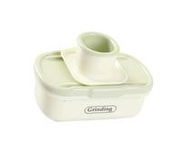 Molinillo de ajo manual para hogar Picadores de ajos pequeños Procesador Herramienta de cocina Trituradora de ajo de con protectores para las manos Rallador de verduras