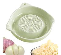 Molinillo de ajos - Herramienta para picar 13,5 x 13,5 cm, de preparación de cerámica | Manual de alimentos, procesamiento rápido de ingredientes para cebolla, cúrcuma