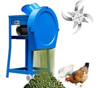 Molinillo de alimentación para animales, trituradora de hierba, trituradora de hierba, trituradora de césped de 4000 rpm, molinillo de alimentación animal resistente, grosor de alimentación ajustable